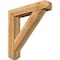 Ekena Millwork Traditional Craftsman Rough Sawn Bracket w/ Offset Brace, Western Red Cedar, 8"W x 40"D x 40"H BKT0806X40X40TRA04RWR - alternate 1